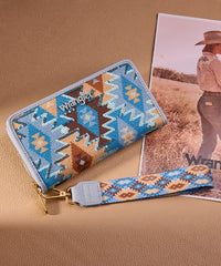 Wrangler Aztec Sequin Zip Wallet