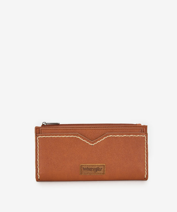Wrangler Western Zip Stitch Wallet