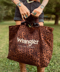 Wrangler Leopard Print Tote Bag