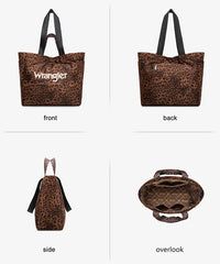 Wrangler Leopard Print Tote Bag