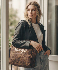 Wrangler Leopard Print Tote Bag