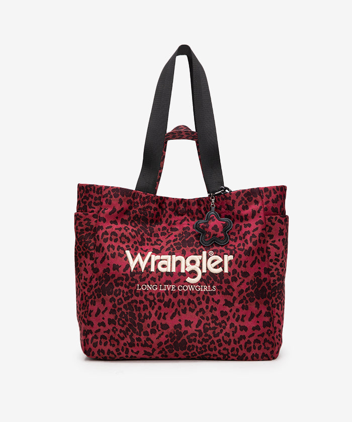 Wrangler Leopard Print Tote Bag