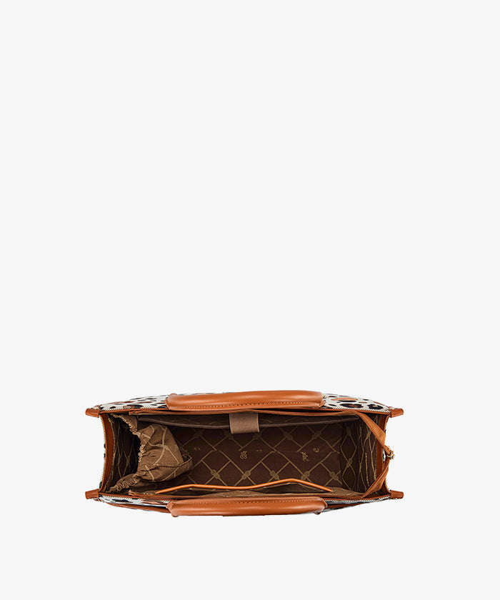 Wrangler Leopard Print Tote Handbag in BR