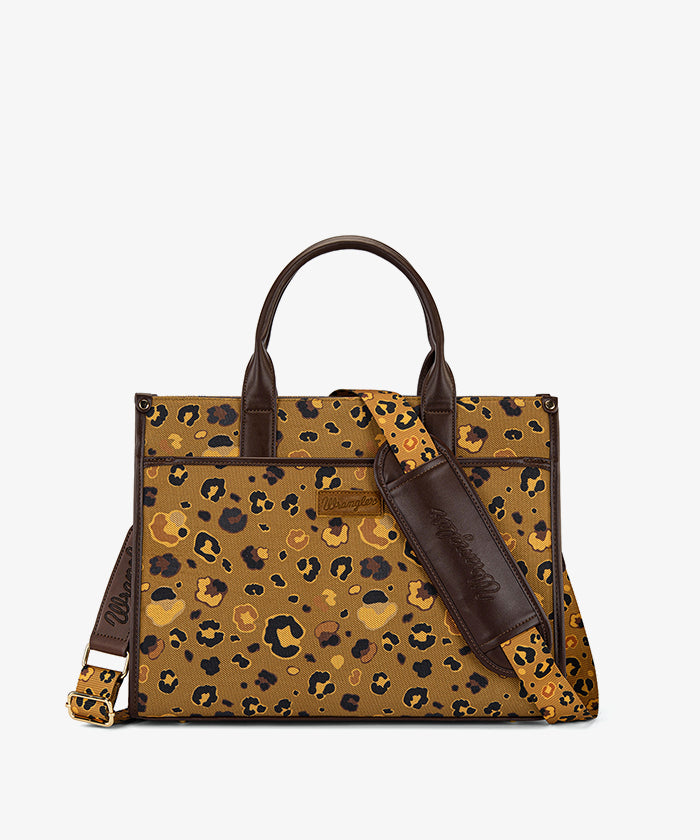 Wrangler Leopard Print Tote Handbag | Montana West – Montana West