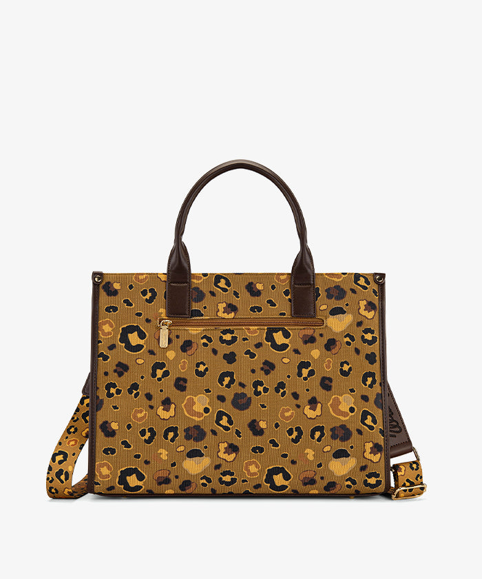 Wrangler Leopard Print Tote Handbag in CF