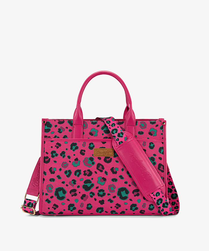 Wrangler Leopard Print Tote Handbag | Montana West – Montana West
