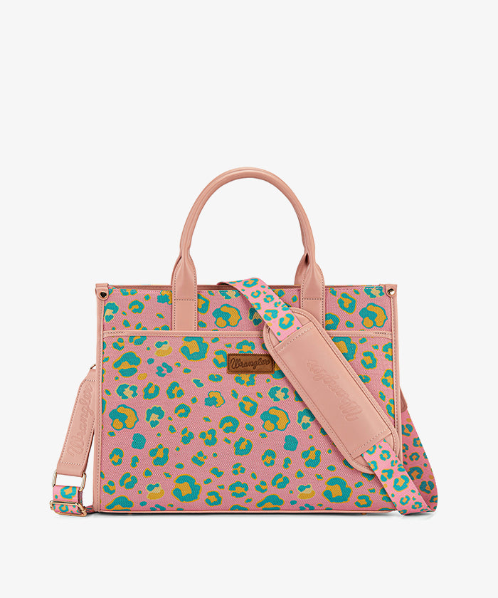 Wrangler Leopard Print Tote Handbag | Montana West – Montana West