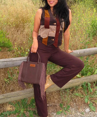 Wrangler Western Fringe Handbag Tote