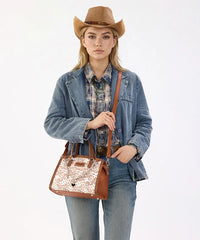 Wrangler Western Chic Lace Tote Bag