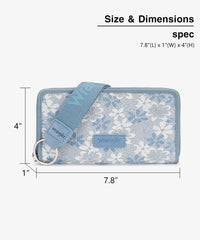 Wrangler Vintage Lace Floral Wallet