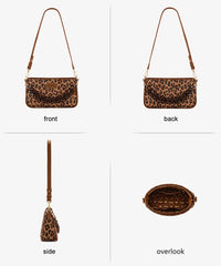 Wrangler Stylish Leopard Print Shoulder Bag