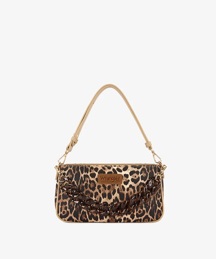 Wrangler Leopard Print Shoulder Bag in LP