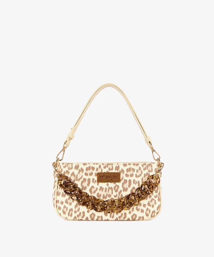 Wrangler Leopard Print Shoulder Bag in TN