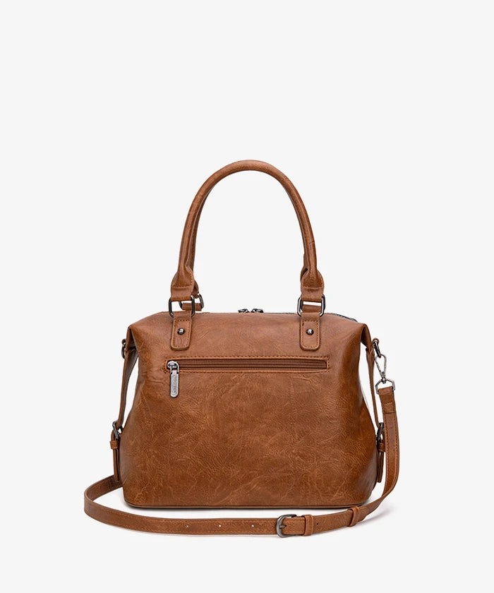 Wrangler Western Satchel Bag in COW-BR