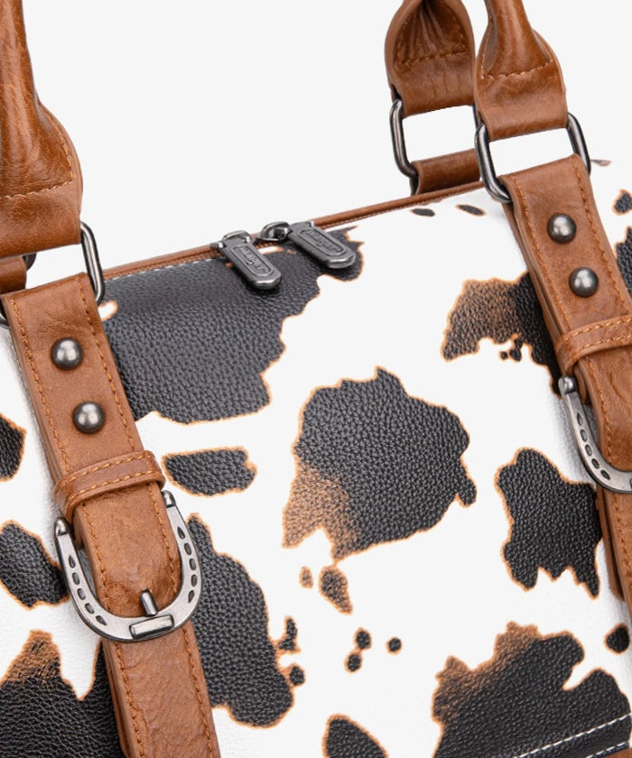 Wrangler Western Satchel Bag in COW-BR