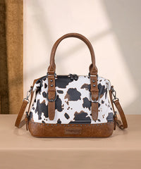 Wrangler Western Satchel Bag in COW-BR