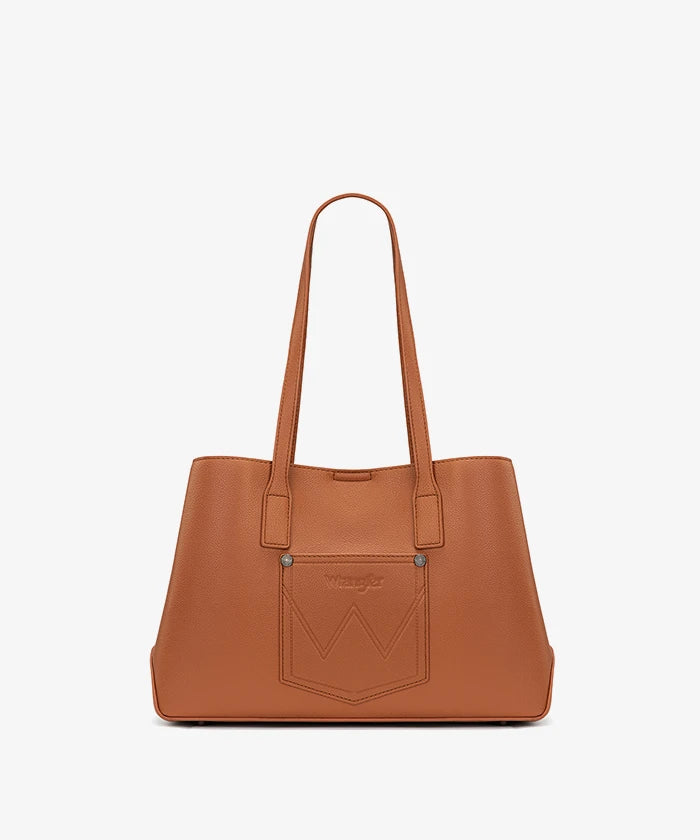Wrangler 3D Floral Appliqués Tote Bag in BR