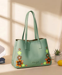 Wrangler 3D Floral Appliqués Tote Bag in GN
