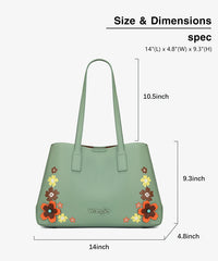 Wrangler 3D Floral Tote Bag