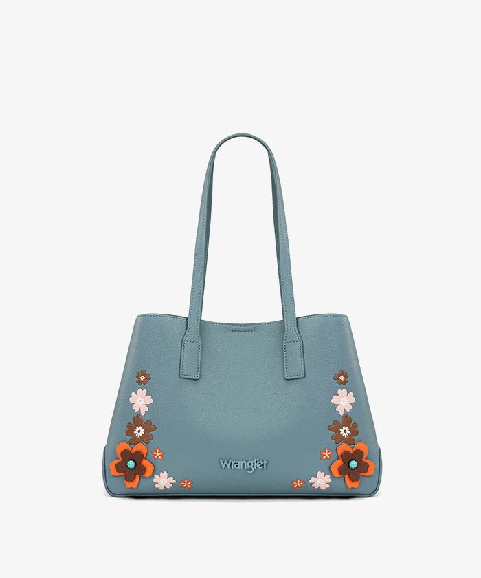 Wrangler 3D Floral Appliqués Tote Bag in JN