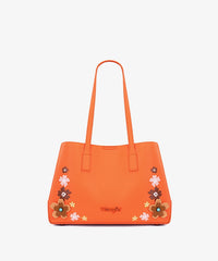 Wrangler 3D Floral Appliqués Tote Bag in OR