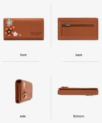 Wrangler Long Floral RFID Wallet