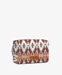 Wrangler Southwestern Pattern Print Pouch in Brown