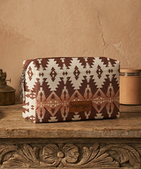 Wrangler Southwestern Pattern Print Pouch in Brown