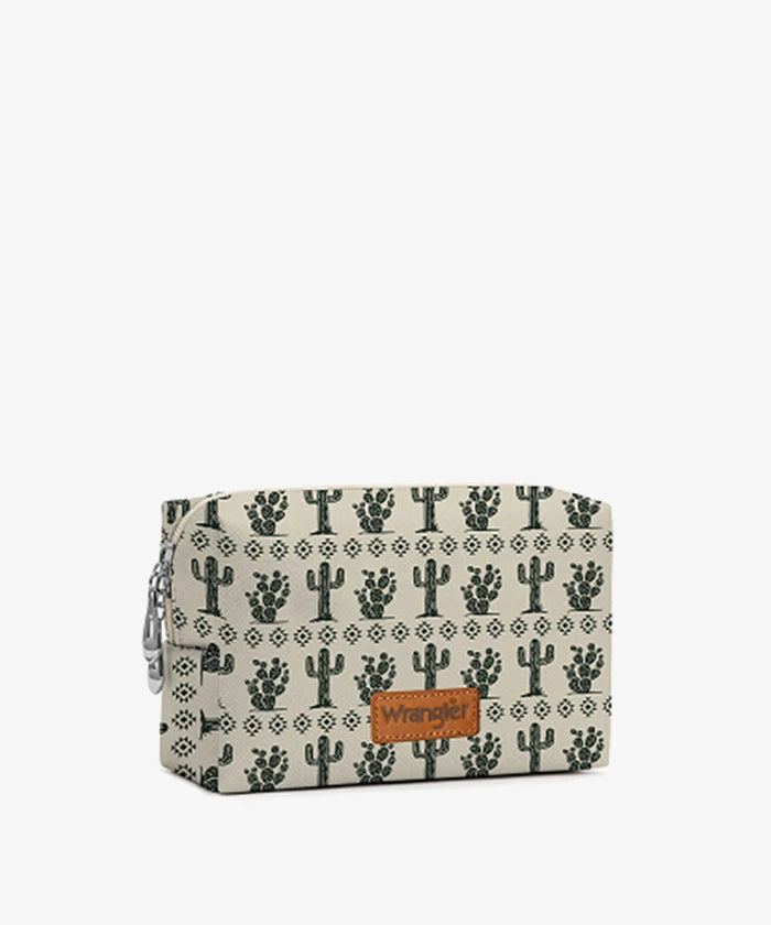 Wrangler Southwestern Pattern Print Pouch in Green