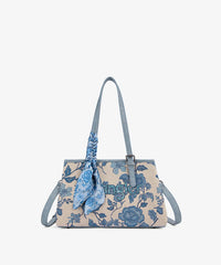 Wrangler Vintage Floral Print Canvas Shoulder Bag in JN