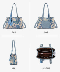Wrangler Vintage Floral Print Canvas Shoulder Bag