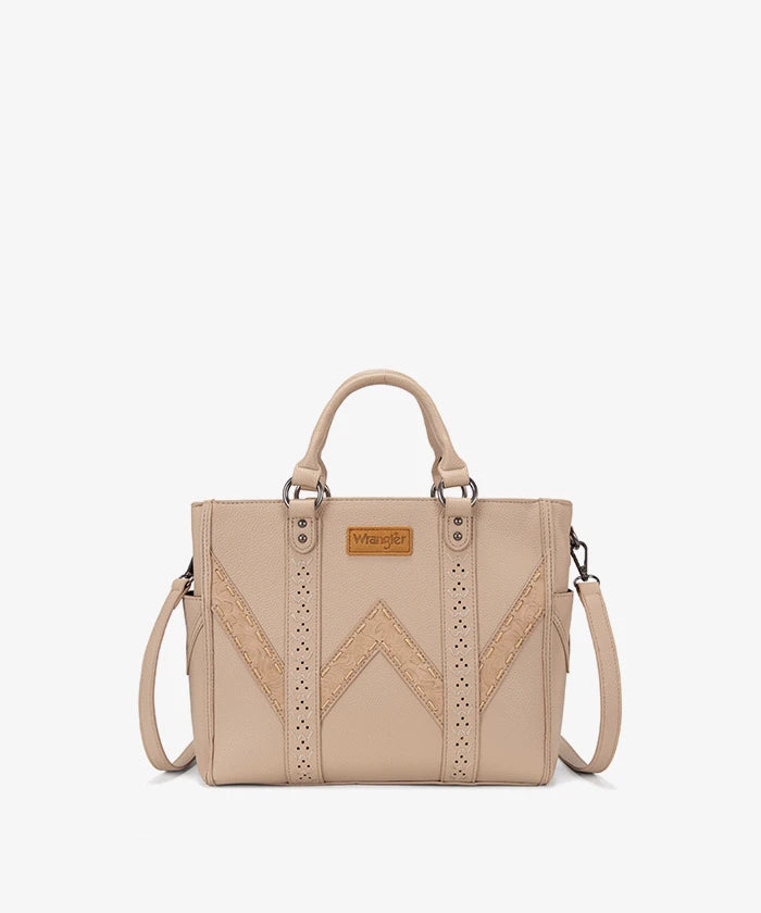 Wrangler Stitch Tote Bag in Tan