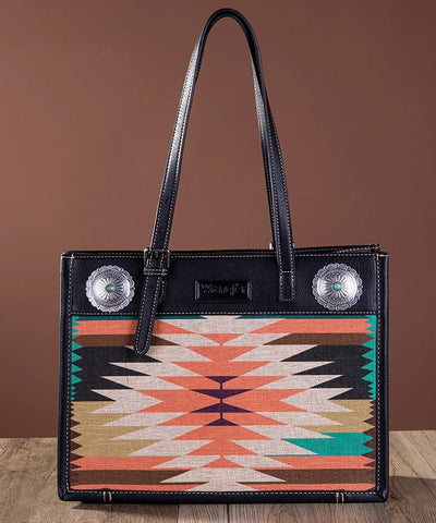 Wrangler_Southwestern_Art_Print_Tote_Black