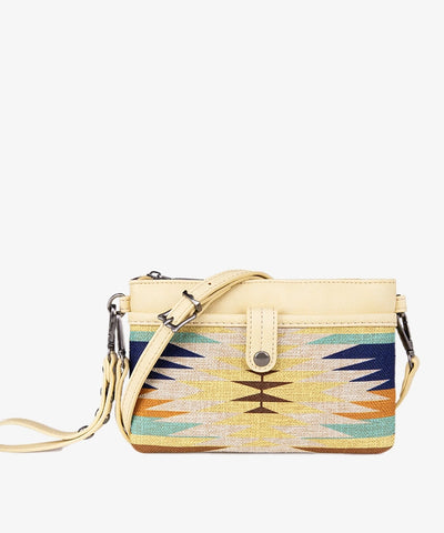 Wrangler Aztec Print Crossbody Clutch