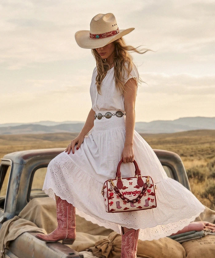 Wrangler Western Boston Bag | Rodeo Bag For Dual Carry – Montana