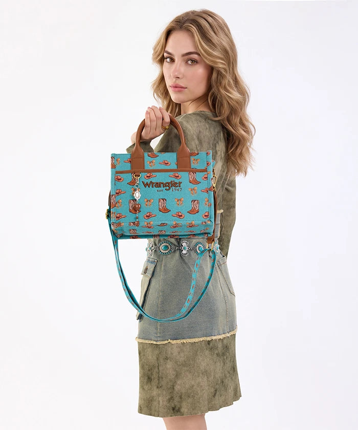 Wrangler Canvas Tote Bag in TQ