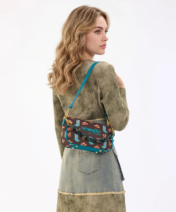Wrangler Western Baguette Shoulder Bag in CF
