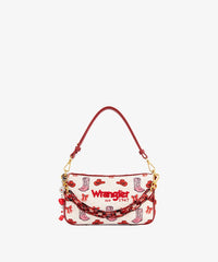Wrangler Western Baguette Shoulder Bag in PK