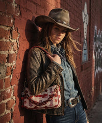Wrangler Rodeo Icons Western Baguette Shoulder Bag
