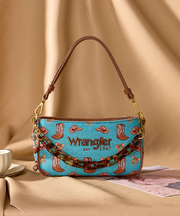 Wrangler Western Baguette Shoulder Bag in TQ