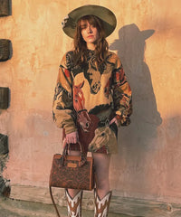 Wrangler Western Tooled Structured Handbag