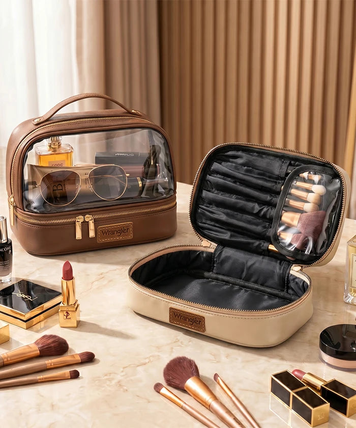 Wrangler Clear Makeup Bag