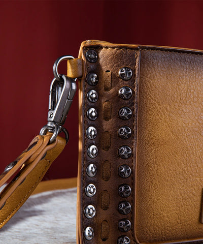 Wrangler Rivets Studded Crossbody Bag