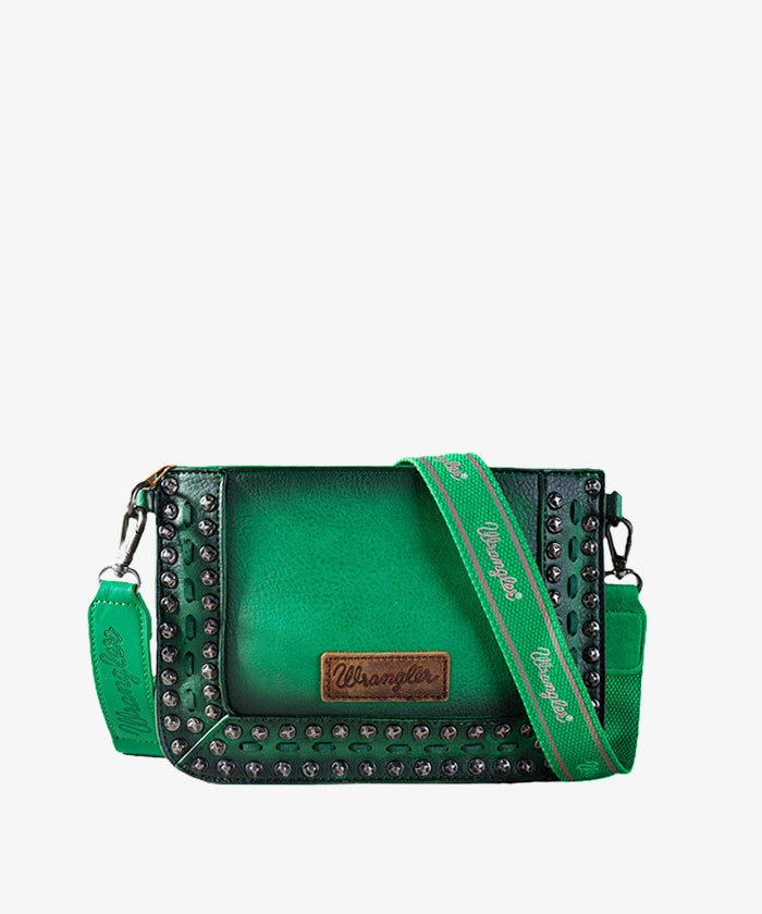 Wrangler Rivets Studded Crossbody Bag