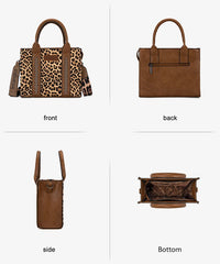 Wrangler Leopard Printed Tote Bag