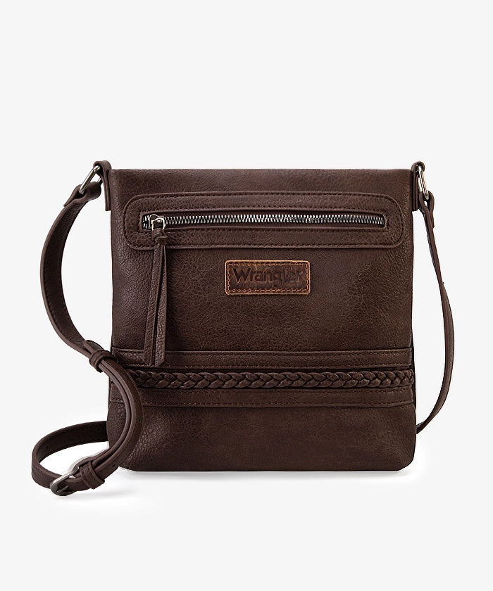 Wrangler Zippered Cross Stitch Crossbody - Montana West World