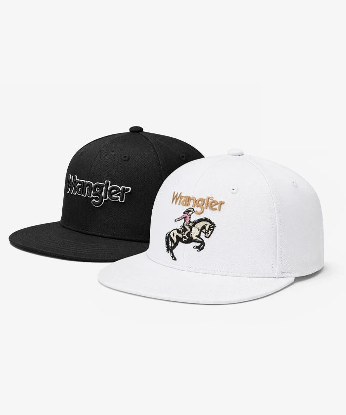 Wrangler Rodeo Cowboy Baseball Cap in White