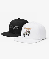 Wrangler Rodeo Cowboy Baseball Cap in White