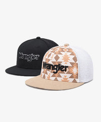 Wrangler Snapback Cowboy Hat in Beige 
