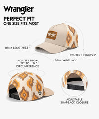 Wrangler Geometric Panel Trucker Cap in TN